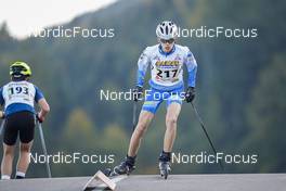 09.10.2022, Arcon, France (FRA): Thibaut Margreither (FRA) - French Summer Championships Cross-Country, individual, Arcon (FRA). www.nordicfocus.com. © Thibaut/NordicFocus. Every downloaded picture is fee-liable.