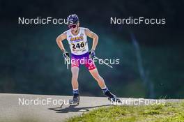 09.10.2022, Arcon, France (FRA): CORENTIN Jorda (FRA) - French Summer Championships Cross-Country, individual, Arcon (FRA). www.nordicfocus.com. © Thibaut/NordicFocus. Every downloaded picture is fee-liable.