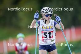 09.10.2022, Arcon, France (FRA): Agathe Ferreira (FRA) - French Summer Championships Cross-Country, individual, Arcon (FRA). www.nordicfocus.com. © Thibaut/NordicFocus. Every downloaded picture is fee-liable.