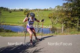 09.10.2022, Arcon, France (FRA): ANNA Blanc (FRA) - French Summer Championships Cross-Country, individual, Arcon (FRA). www.nordicfocus.com. © Thibaut/NordicFocus. Every downloaded picture is fee-liable.