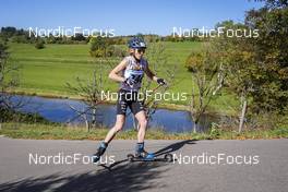 09.10.2022, Arcon, France (FRA): DELPHINE Claudel (FRA) - French Summer Championships Cross-Country, individual, Arcon (FRA). www.nordicfocus.com. © Thibaut/NordicFocus. Every downloaded picture is fee-liable.
