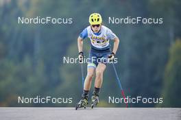09.10.2022, Arcon, France (FRA): Valentin Claus-Waz (FRA) - French Summer Championships Cross-Country, individual, Arcon (FRA). www.nordicfocus.com. © Thibaut/NordicFocus. Every downloaded picture is fee-liable.