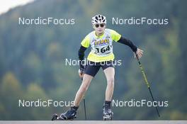 09.10.2022, Arcon, France (FRA): Aaron Ancel (FRA) - French Summer Championships Cross-Country, individual, Arcon (FRA). www.nordicfocus.com. © Thibaut/NordicFocus. Every downloaded picture is fee-liable.