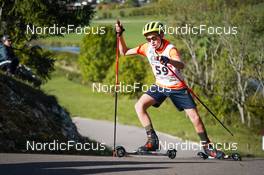 09.10.2022, Arcon, France (FRA): MATTEO Chappaz (FRA) - French Summer Championships Cross-Country, individual, Arcon (FRA). www.nordicfocus.com. © Thibaut/NordicFocus. Every downloaded picture is fee-liable.