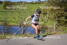 09.10.2022, Arcon, France (FRA): TANIA Kurek (FRA) - French Summer Championships Cross-Country, individual, Arcon (FRA). www.nordicfocus.com. © Thibaut/NordicFocus. Every downloaded picture is fee-liable.
