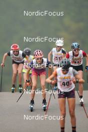 08.10.2022, Arcon, France (FRA): Melina Clerc (FRA), Lena Colin (FRA) - French Summer Championships Cross-Country, sprint, Arcon (FRA). www.nordicfocus.com. © Thibaut/NordicFocus. Every downloaded picture is fee-liable.