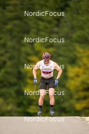 08.10.2022, Arcon, France (FRA): Antoine Auger (FRA) - French Summer Championships Cross-Country, sprint, Arcon (FRA). www.nordicfocus.com. © Thibaut/NordicFocus. Every downloaded picture is fee-liable.