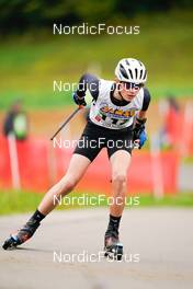 08.10.2022, Arcon, France (FRA): Lucas Moine (FRA) - French Summer Championships Cross-Country, sprint, Arcon (FRA). www.nordicfocus.com. © Thibaut/NordicFocus. Every downloaded picture is fee-liable.