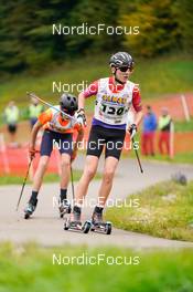 08.10.2022, Arcon, France (FRA): Iloan Gras (FRA) - French Summer Championships Cross-Country, sprint, Arcon (FRA). www.nordicfocus.com. © Thibaut/NordicFocus. Every downloaded picture is fee-liable.