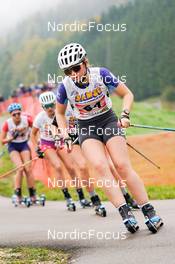 08.10.2022, Arcon, France (FRA): Clara Vaxelaire (FRA) - French Summer Championships Cross-Country, sprint, Arcon (FRA). www.nordicfocus.com. © Thibaut/NordicFocus. Every downloaded picture is fee-liable.