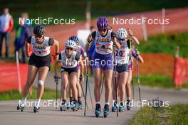 08.10.2022, Arcon, France (FRA): Daphne Patois (FRA), Jehanne Grosjean (FRA), (l-r) - French Summer Championships Cross-Country, sprint, Arcon (FRA). www.nordicfocus.com. © Thibaut/NordicFocus. Every downloaded picture is fee-liable.