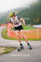08.10.2022, Arcon, France (FRA): Justine Coppel (FRA) - French Summer Championships Cross-Country, sprint, Arcon (FRA). www.nordicfocus.com. © Thibaut/NordicFocus. Every downloaded picture is fee-liable.