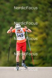 08.10.2022, Arcon, France (FRA): Simon Crose (FRA) - French Summer Championships Cross-Country, sprint, Arcon (FRA). www.nordicfocus.com. © Thibaut/NordicFocus. Every downloaded picture is fee-liable.