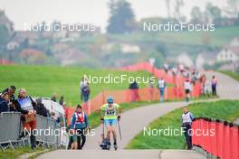 08.10.2022, Arcon, France (FRA): Leon Mevel (FRA) - French Summer Championships Cross-Country, sprint, Arcon (FRA). www.nordicfocus.com. © Thibaut/NordicFocus. Every downloaded picture is fee-liable.