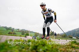 08.10.2022, Arcon, France (FRA): Loui Namin (FRA) - French Summer Championships Cross-Country, sprint, Arcon (FRA). www.nordicfocus.com. © Thibaut/NordicFocus. Every downloaded picture is fee-liable.