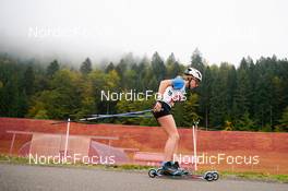 08.10.2022, Arcon, France (FRA): Celestine Drozvincent (FRA) - French Summer Championships Cross-Country, sprint, Arcon (FRA). www.nordicfocus.com. © Thibaut/NordicFocus. Every downloaded picture is fee-liable.