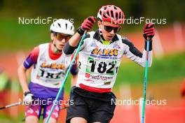 08.10.2022, Arcon, France (FRA): Lorrain Eve (FRA) - French Summer Championships Cross-Country, sprint, Arcon (FRA). www.nordicfocus.com. © Thibaut/NordicFocus. Every downloaded picture is fee-liable.
