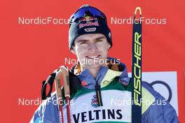 08.01.2022, Val di Fiemme, Italy (ITA): Vinzenz Geiger (GER) - FIS world cup nordic combined men, individual gundersen HS106/10km, Val di Fiemme (ITA). www.nordicfocus.com. © Volk/NordicFocus. Every downloaded picture is fee-liable.
