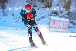 08.01.2022, Val di Fiemme, Italy (ITA): Ben Loomis (USA) - FIS world cup nordic combined men, individual gundersen HS106/10km, Val di Fiemme (ITA). www.nordicfocus.com. © Volk/NordicFocus. Every downloaded picture is fee-liable.