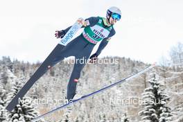 08.01.2022, Val di Fiemme, Italy (ITA): Lukas Greiderer (AUT) - FIS world cup nordic combined men, individual gundersen HS106/10km, Val di Fiemme (ITA). www.nordicfocus.com. © Volk/NordicFocus. Every downloaded picture is fee-liable.