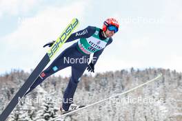 08.01.2022, Val di Fiemme, Italy (ITA): Johannes Rydzek (GER) - FIS world cup nordic combined men, individual gundersen HS106/10km, Val di Fiemme (ITA). www.nordicfocus.com. © Volk/NordicFocus. Every downloaded picture is fee-liable.