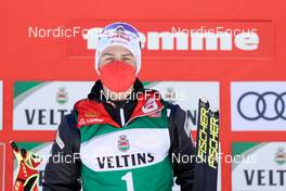 08.01.2022, Val di Fiemme, Italy (ITA): Johannes Lamparter (AUT) - FIS world cup nordic combined men, individual gundersen HS106/10km, Val di Fiemme (ITA). www.nordicfocus.com. © Volk/NordicFocus. Every downloaded picture is fee-liable.