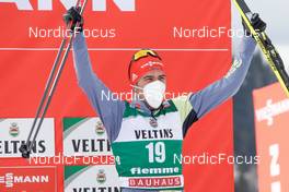09.01.2022, Val di Fiemme, Italy (ITA): Johannes Rydzek (GER) - FIS world cup nordic combined men, individual gundersen HS106/10km, Val di Fiemme (ITA). www.nordicfocus.com. © Volk/NordicFocus. Every downloaded picture is fee-liable.