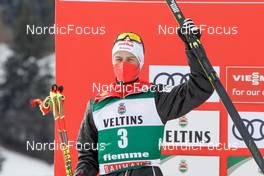09.01.2022, Val di Fiemme, Italy (ITA): Johannes Lamparter (AUT) - FIS world cup nordic combined men, individual gundersen HS106/10km, Val di Fiemme (ITA). www.nordicfocus.com. © Volk/NordicFocus. Every downloaded picture is fee-liable.