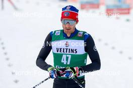 09.01.2022, Val di Fiemme, Italy (ITA): Taylor Fletcher (USA) - FIS world cup nordic combined men, individual gundersen HS106/10km, Val di Fiemme (ITA). www.nordicfocus.com. © Volk/NordicFocus. Every downloaded picture is fee-liable.