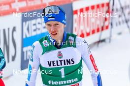 09.01.2022, Val di Fiemme, Italy (ITA): Kristjan Ilves (EST) - FIS world cup nordic combined men, individual gundersen HS106/10km, Val di Fiemme (ITA). www.nordicfocus.com. © Volk/NordicFocus. Every downloaded picture is fee-liable.