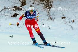 07.01.2022, Val di Fiemme, Italy (ITA): Annalena Slamik (AUT) - FIS world cup nordic combined, mixed team HS106, Val di Fiemme (ITA). www.nordicfocus.com. © Volk/NordicFocus. Every downloaded picture is fee-liable.