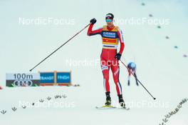 07.01.2022, Val di Fiemme, Italy (ITA): Joergen Graabak (NOR) - FIS world cup nordic combined, mixed team HS106, Val di Fiemme (ITA). www.nordicfocus.com. © Volk/NordicFocus. Every downloaded picture is fee-liable.