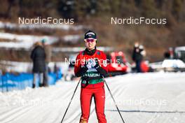 07.01.2022, Val di Fiemme, Italy (ITA): Anju Nakamura (JPN) - FIS world cup nordic combined men, mixed team HS106, Val di Fiemme (ITA). www.nordicfocus.com. © Volk/NordicFocus. Every downloaded picture is fee-liable.
