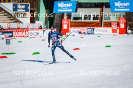 07.01.2022, Val di Fiemme, Italy (ITA): Jakob Lange (GER) - FIS world cup nordic combined men, mixed team HS106, Val di Fiemme (ITA). www.nordicfocus.com. © Volk/NordicFocus. Every downloaded picture is fee-liable.