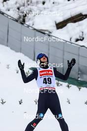 15.01.2022, Klingenthal, Germany (GER): Vinzenz Geiger (GER) - FIS world cup nordic combined men, individual gundersen HS140/10km, Klingenthal (GER). www.nordicfocus.com. © Volk/NordicFocus. Every downloaded picture is fee-liable.