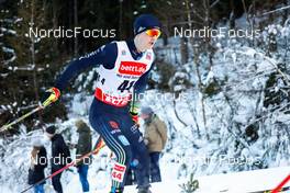 15.01.2022, Klingenthal, Germany (GER): Christian Frank (GER) - FIS world cup nordic combined men, individual gundersen HS140/10km, Klingenthal (GER). www.nordicfocus.com. © Volk/NordicFocus. Every downloaded picture is fee-liable.