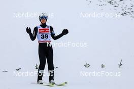 15.01.2022, Klingenthal, Germany (GER): Espen Andersen (NOR) - FIS world cup nordic combined men, individual gundersen HS140/10km, Klingenthal (GER). www.nordicfocus.com. © Volk/NordicFocus. Every downloaded picture is fee-liable.
