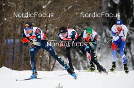 16.01.2022, Klingenthal, Germany (GER): Jakob Lange (GER) - FIS world cup nordic combined men, individual gundersen HS140/10km, Klingenthal (GER). www.nordicfocus.com. © Volk/NordicFocus. Every downloaded picture is fee-liable.