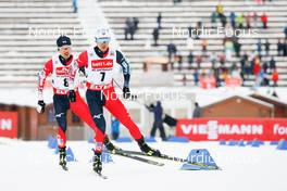 16.01.2022, Klingenthal, Germany (GER): (l-r), Yoshito Watabe (JPN), Akito Watabe (JPN) - FIS world cup nordic combined men, individual gundersen HS140/10km, Klingenthal (GER). www.nordicfocus.com. © Volk/NordicFocus. Every downloaded picture is fee-liable.