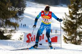 28.01.2022, Seefeld, Austria (AUT): Antoine Gerard (FRA) - FIS world cup nordic combined men, individual gundersen HS109/7,5km, Seefeld (AUT). www.nordicfocus.com. © Volk/NordicFocus. Every downloaded picture is fee-liable.