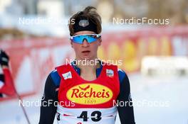 28.01.2022, Seefeld, Austria (AUT): Niklas Malacinski (USA) - FIS world cup nordic combined men, individual gundersen HS109/7,5km, Seefeld (AUT). www.nordicfocus.com. © Volk/NordicFocus. Every downloaded picture is fee-liable.