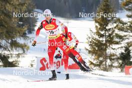 28.01.2022, Seefeld, Austria (AUT): Lukas Greiderer (AUT) - FIS world cup nordic combined men, individual gundersen HS109/5km, Seefeld (AUT). www.nordicfocus.com. © Volk/NordicFocus. Every downloaded picture is fee-liable.