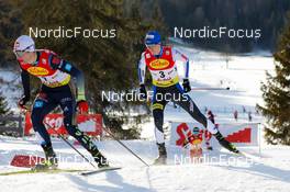 28.01.2022, Seefeld, Austria (AUT): Kristjan Ilves (EST) - FIS world cup nordic combined men, individual gundersen HS109/7,5km, Seefeld (AUT). www.nordicfocus.com. © Volk/NordicFocus. Every downloaded picture is fee-liable.