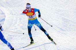 28.01.2022, Seefeld, Austria (AUT): Laurent Muhlethaler (FRA) - FIS world cup nordic combined men, individual gundersen HS109/7,5km, Seefeld (AUT). www.nordicfocus.com. © Volk/NordicFocus. Every downloaded picture is fee-liable.