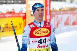 28.01.2022, Seefeld, Austria (AUT): Otto Niittykoski (FIN) - FIS world cup nordic combined men, individual gundersen HS109/7,5km, Seefeld (AUT). www.nordicfocus.com. © Volk/NordicFocus. Every downloaded picture is fee-liable.