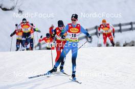 28.01.2022, Seefeld, Austria (AUT): Matteo Baud (FRA) - FIS world cup nordic combined men, individual gundersen HS109/5km, Seefeld (AUT). www.nordicfocus.com. © Volk/NordicFocus. Every downloaded picture is fee-liable.