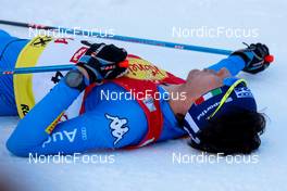 28.01.2022, Seefeld, Austria (AUT): Aaron Kostner (ITA) - FIS world cup nordic combined men, individual gundersen HS109/7,5km, Seefeld (AUT). www.nordicfocus.com. © Volk/NordicFocus. Every downloaded picture is fee-liable.