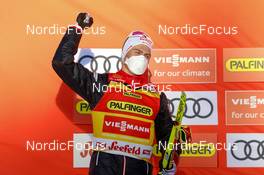 29.01.2022, Seefeld, Austria (AUT): Johannes Lamparter (AUT) - FIS world cup nordic combined men, individual gundersen HS109/10km, Seefeld (AUT). www.nordicfocus.com. © Volk/NordicFocus. Every downloaded picture is fee-liable.