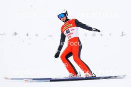 29.01.2022, Seefeld, Austria (AUT): Niklas Malacinski (USA) - FIS world cup nordic combined men, individual gundersen HS109/10km, Seefeld (AUT). www.nordicfocus.com. © Volk/NordicFocus. Every downloaded picture is fee-liable.
