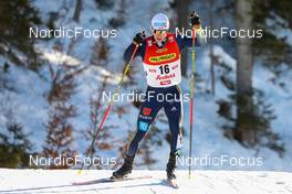 29.01.2022, Seefeld, Austria (AUT): Manuel Faisst (GER) - FIS world cup nordic combined men, individual gundersen HS109/10km, Seefeld (AUT). www.nordicfocus.com. © Volk/NordicFocus. Every downloaded picture is fee-liable.
